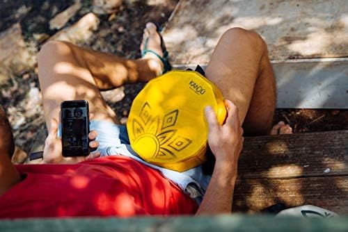 KTÄK -The First Handcrafted, Hand Drum Percussion, Two-Sound Cajón Body Snare, Portable Cajon by Kandu (Natural Wood/Black Logo)