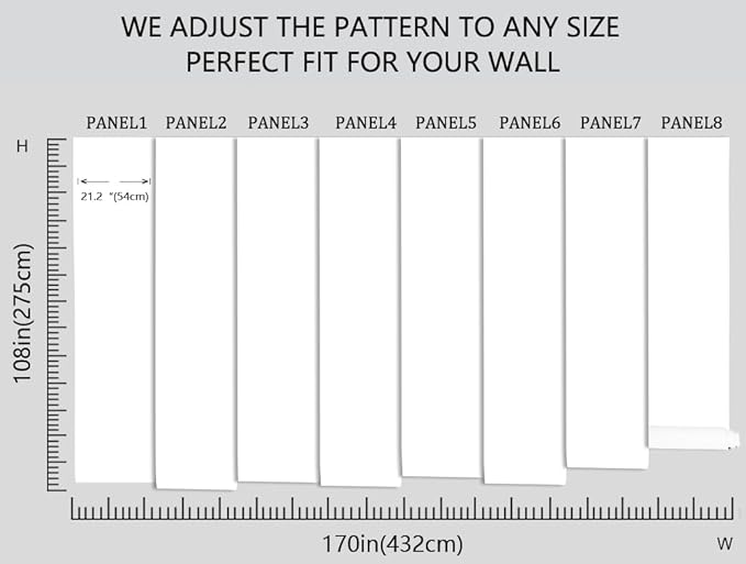 Green Forest Woodland Wallpaper Wall Mural for Nursery Room Girls Room Boys Room(Not Self-Adhesive)