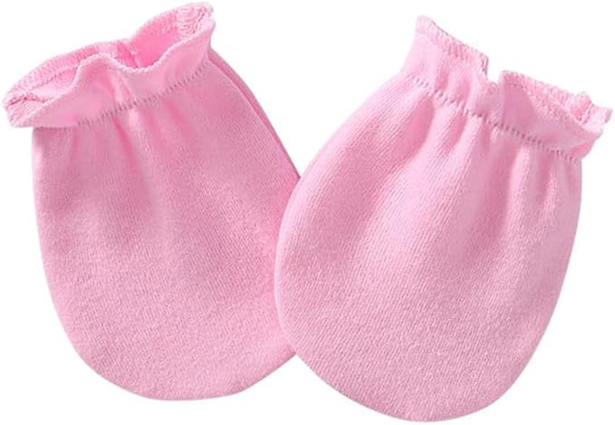 Unisex Baby Cotton Scratch Mittens For Newborn Baby Boys Girls Mittens Accessory 0-6 Months