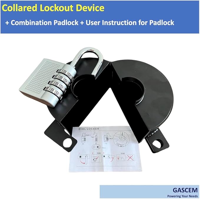 Door Knob Lockout Device. (Matt Black, 1 Padlock Included). Door Handle Lock - Prevents Doorknobs from Turning and Access to Keyhole. Childproof Door Knob Cover.
