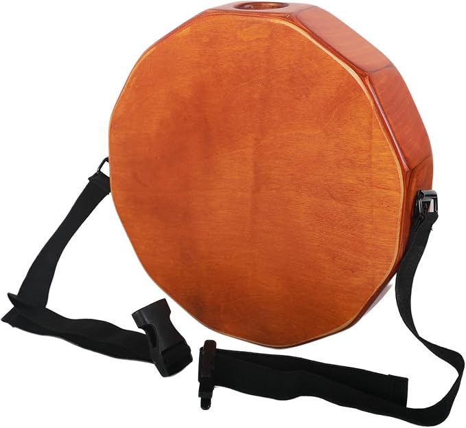 KTÄK -The First Handcrafted, Hand Drum Percussion, Two-Sound Cajón Body Snare, Portable Cajon by Kandu with Carry Case (Nut Brown)
