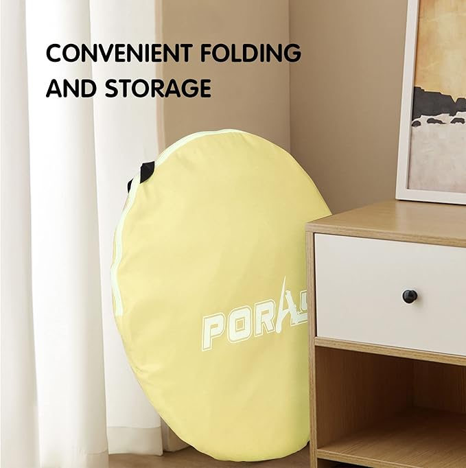 Porayhut Portable Baby Crib Net Safety Mesh Tent,Pop up Infant Mosquito Net, See Through Canopy Netting Cover for Baby&Toddler to Keep Baby from Climbing Out.