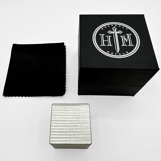 Heavenly Metals 4-Piece Cube 3D Puzzle for Adults – Stainless Steel Desk Toy and Fidget, Zero Tolerance Wire EDM Cut Office Gift for Men & Women