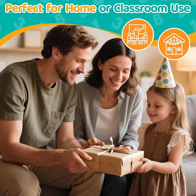 Montessori Math Learning Toy – Number Blocks, Counting Sticks, Tracing Board & Finger Counting, Educational Preschool STEM Sensory Toys for Toddlers, Birthday Gift for 2 3 4 5 Year Old Boys Girls Kids