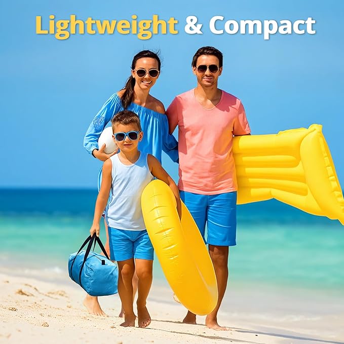 CAMEL CROWN Beach Tent UPF 50+ Sun Shelter for 2/3/5/6 Person, Lightweight Portable Sun Shade with Sand Anchor, Family Beach Day & Outdoor Adventures