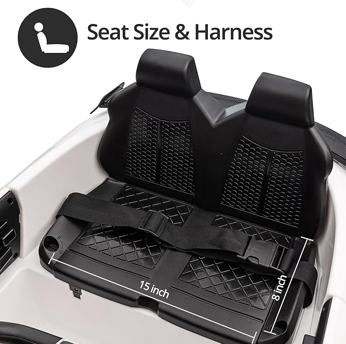 Electric Ride on Car for Kids, Licensed Audi 12V 7Ah Kids Ride-on Toy for Toddlers 3-5 Year Old Girls with Remote - White