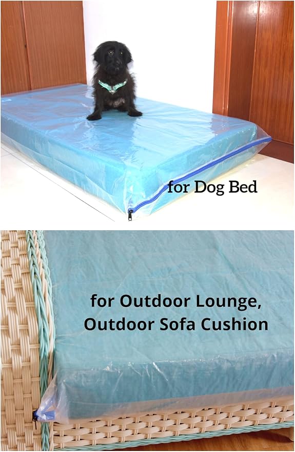 Crib Mattress Storage Bag with Zipper -4 Mil Plastic Waterproof Crib Mattress Bag for Moving and Storage