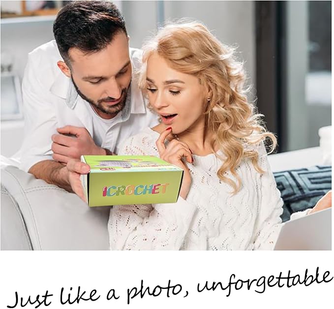 Crochet Kit for Beginners,Chicken Crochet Starter Kit with Step-by-Step Video Tutorials,Crochet Animal Kits for Adults Kids,Chicken Crocheting Set Complete Included