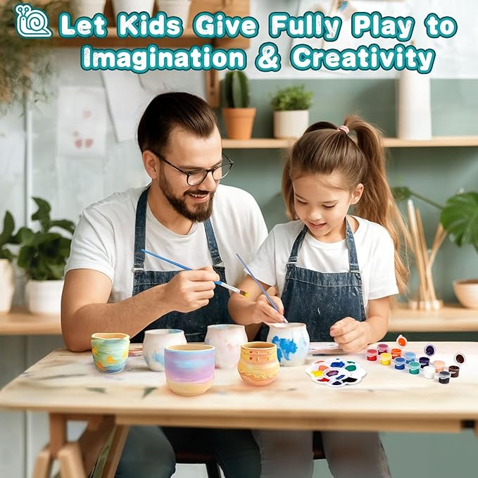 Pottery Wheel for Kids-Complete Pottery Painting Kit Arts and Crafts for Kids Ages 8-12, Clay Sculpting Tools with 1.7lb Air Dry Clay, Birthday Christmas Gifts Toys for Boy Girls Age 6 7 8 9 10 11 12