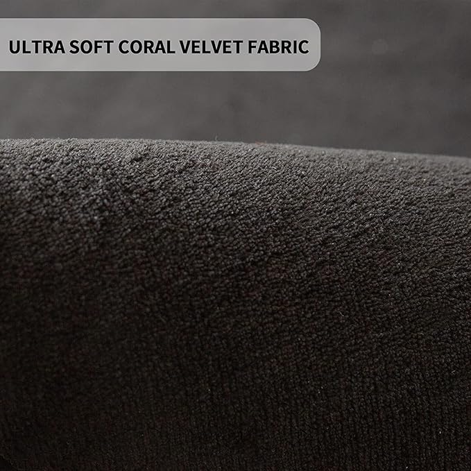 MAXYOYO Baby Play Mat, 1.2" Thick Memory Foam Soft Padded Carpet with Non-Slip Backing, 3x5 ft Japanese Tatami Rug Living Room for Kids, Toddler, Children, Nusery(Black)