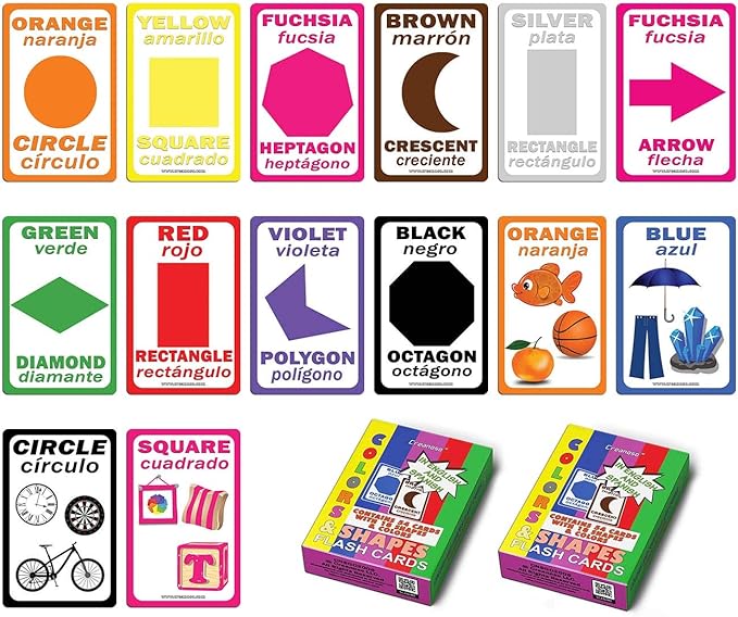 Creanoso US Schools and Learning Flash Cards Series (2-Deck)