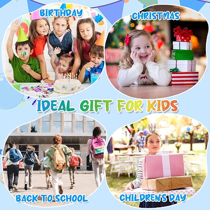 LCD Writing Tablet for Kids 10 Inch Colorful Toddler Drawing Tablet Reusable Doodle Board Electronic Drawing Pads Educational and Learning Kids Toys for Girls(Pink)