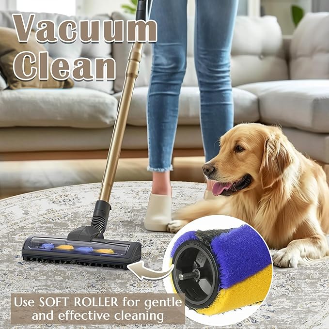 jinchan Round Rug 8ft Area Rugs - Vintage Floral Distressed Design Machine Washable Non-Slip Low-Pile Ultra-Thin Circle Rug for Living Room Dining Room Bedroom Home Office Farmhouse (8' Round,Taupe)