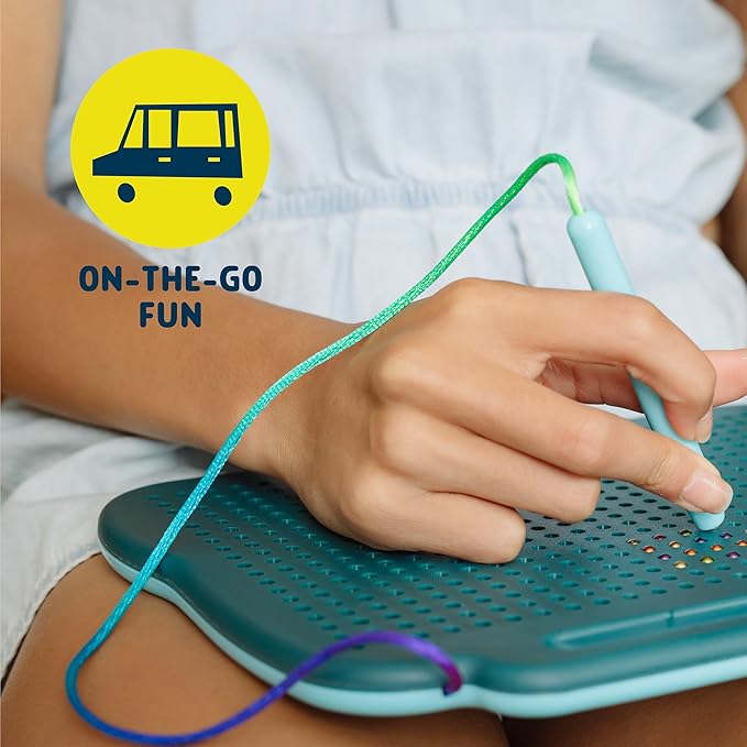 Chuckle & Roar Magnetic Drawing Board Rainbow and Stencil Edition