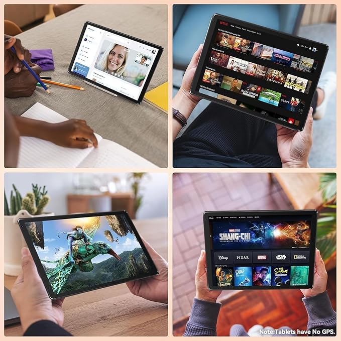 Tablet,10.1" Android Tablet with Octa-core Processor 24GB RAM 128GB ROM HD IPS Touchscreen 8H Battery, Wi-Fi 6, BT 5.0, Dual Camera, Android 15 Tablets 2025