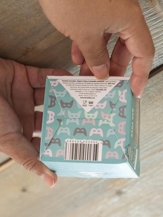 Herobility Double Anti-Colic Silicone Nipples, Baby Bottle Teats, Breast Like Shaped Nipples - Fits Herobility's & Eco Baby Bottles | Pack of 2 (Extra Large Size)