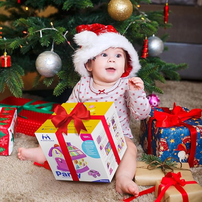 Marstone Montessori Toddler Toys for 1 Year Old Girl Gifts: 8 in 1 Multi-Functional Learning Baby Musical House for 1 2 3 Yr Old Girl and Boy Birthday Gifts, Educational Baby Toys 6-12, 12-18 Months