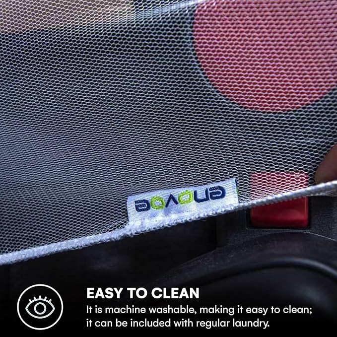 Enovoe Mosquito Net for Stroller, Bassinet, Cradle - Blue Baby Mosquito Net Cover for Playards, Pack N Plays, Mini Crib