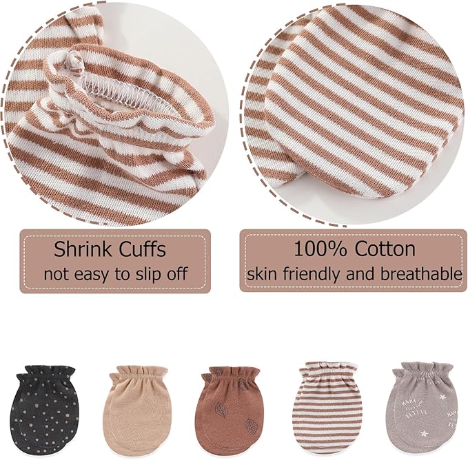 Baby Hats Mittens and Socks Set Cotton Newborn Hat Beanie Soft Infant Girls Boys Caps Gloves 0-6 month