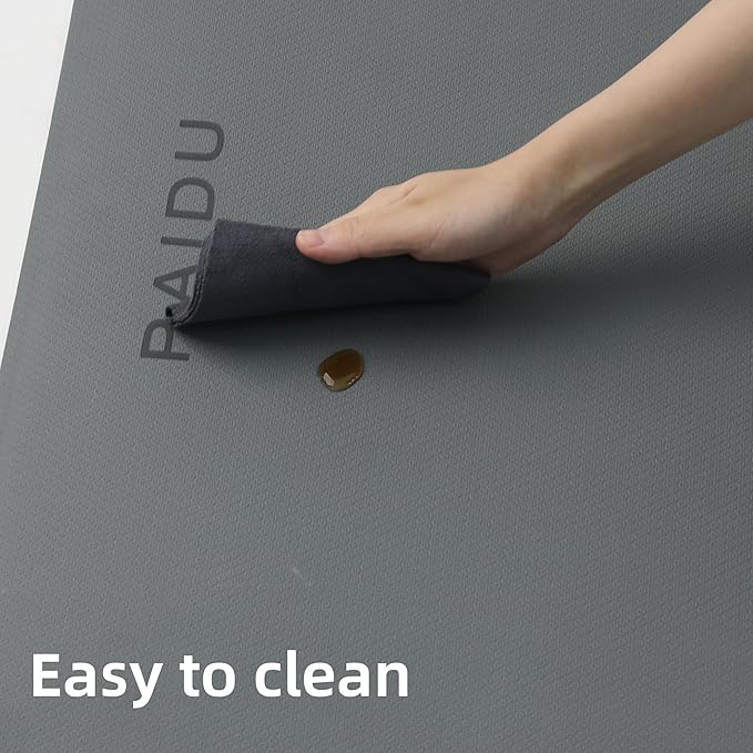 Yoga Mat Non Slip Anti-tear,extra thick-2/5 inch(10MM)High Resiliency Professional POE Yoga Mats for Women Men Kids,72"x24"inch,Workout, Yoga, Pilates and Floor Exercise, with Carrier Strap