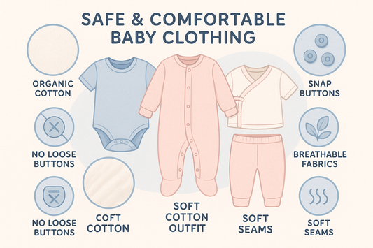 How to Choose Safe and Comfortable Baby Clothing