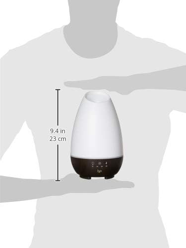 HealthSmart Essential Oil Diffuser, Cool Mist Humidifier and Aromatherapy Diffuser, FSA HSA Eligible with 500ML Tank for Large Rooms, Adjustable Timer, Mist Mode and 7 LED Light Colors, (Pack of 2)