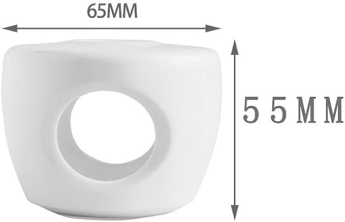 Kisangel Child Safety Door Knob Covers 4pcs Baby Door Handle Cover Child Door Knob Protectors for Easy Installation and Reusable Design,White Pp