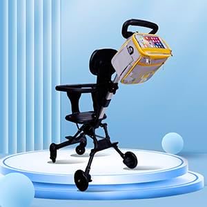 Baby Stroller Organizer Bag，Small Diaper Bag - Universal Stroller Organizer With Insulated Cup Holder,Pocket With Baby Wipes Dispenser，Adjustable Shoulder Strap(Grey)