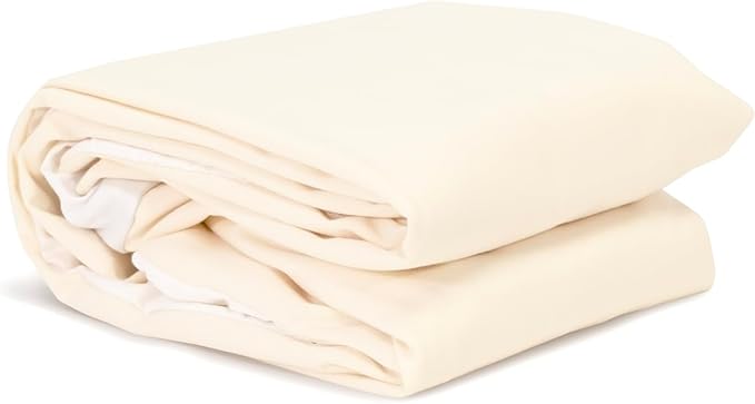 Naturepedic Organic Waterproof Mattress Protector Pad - Washable & Reusable Fitted Stretch Knit Mattress Cover - Highly Absorbent Bed Incontinence Pads - Breathable Cotton Protector for Queen, 9"-16"