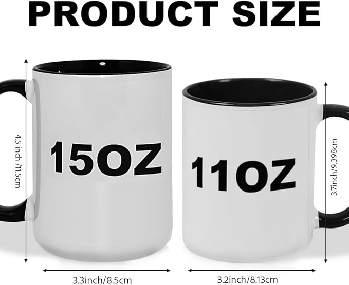 Custom Mug, Personalized Mother’s Day Coffee Mug, Customized 11 Oz Ceramic Mug with Text, Taza Personalizadas for Women Mom