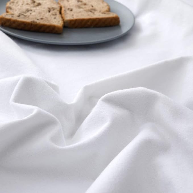 Waterproof Crib Pad, Mattress Protector - Reusable Incontinence Flannel Crib Protector, 27" x 50", for Baby, Toddler, Elderly, Pets - White