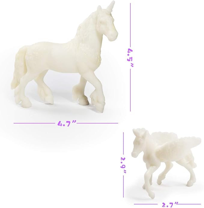 DIY Painting Unicorn Kit Arts and Crafts Set for Kids or Girls Decorate and Drawing 3D Toys for Children Gift(6 Unicorns)