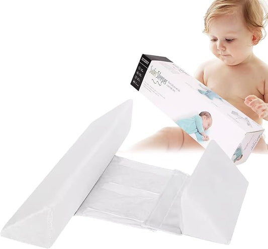 Baby Side Sleeper Weddge Breathable Pillow, Removable and Washable Breathable,Original Down Alternative Pillow for Sleeping - Bedding for Back, Stomach or Side Sleepers