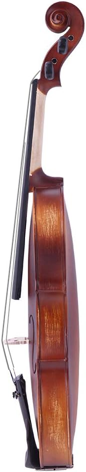 Ktaxon Violin 4/4 for Kids & Adults, Full Size Solid Wood Violin, Acoustic Fiddle with Portable Case and Accessories-Carefully Selected Solid Spruce Wood and Premium Ebony Fittings(Matte)