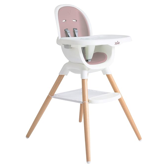 Joie Chai Multi-Mode Highchair - European Beech Wood, Convertible, 9+ Modes, Birth up to 60 lb. (Lola)