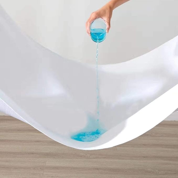 Waterproof Crib Pad, Mattress Protector - Reusable Incontinence Flannel Crib Protector, 27" x 50", for Baby, Toddler, Elderly, Pets - White