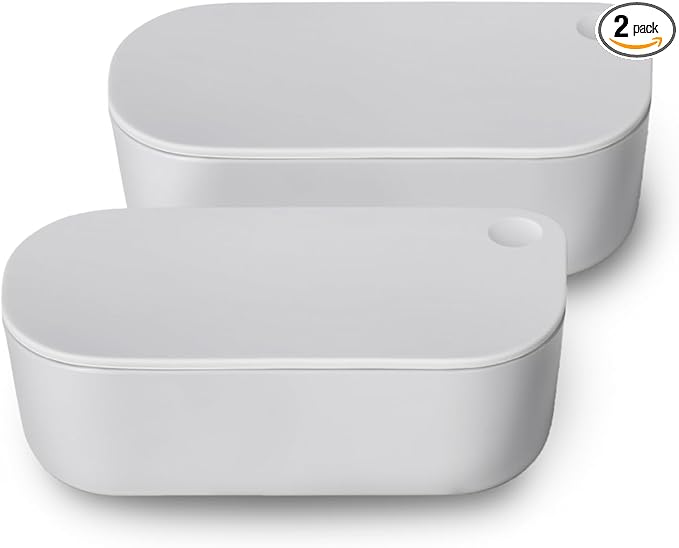 Caraway 2pc Dash Inserts - Dash Ramekins w/Lid - Easy to Store, Non Toxic - Perfect for Sauces, Garnish, & Small Snack or Sides