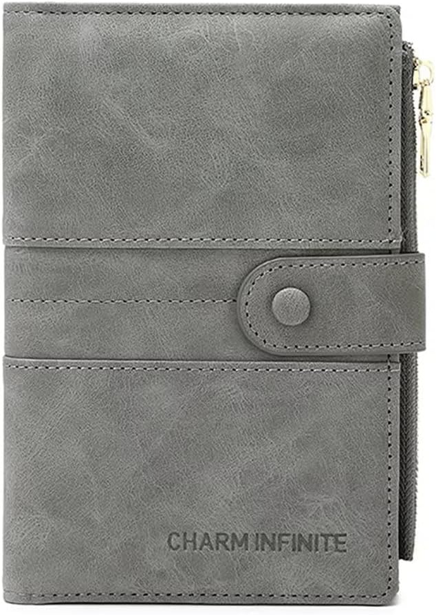 Mudono Passport and Card Holder for Women RFID Blocking Card Case Slim Travel Wallet Change Purse with Vaccine Card Slot