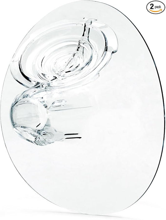 Elvie Pump Breast Shield - 24mm | 2 Pack Nipple Shield Flange for Pumping Breast Milk | Breast Feeding Essentials for Electric Breast Pumps | BPA Free Breast Shells | Breast Pump Bra Compatible