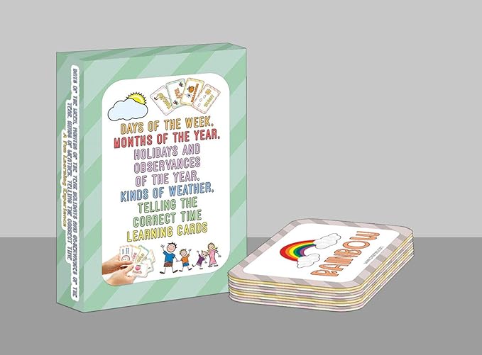 Creanoso US Schools and Learning Flash Cards Series (2-Deck)