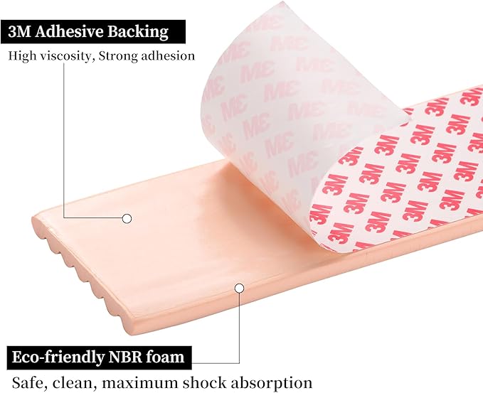 Corner Protector for Baby, Widen Edge Protector with Adhesive Backing, Baby Proofing Edge Corner Protectors Self Adhesive Furniture Corner Guard Bumper for Table, Desk, Fireplace (Pink, 6.6ft)