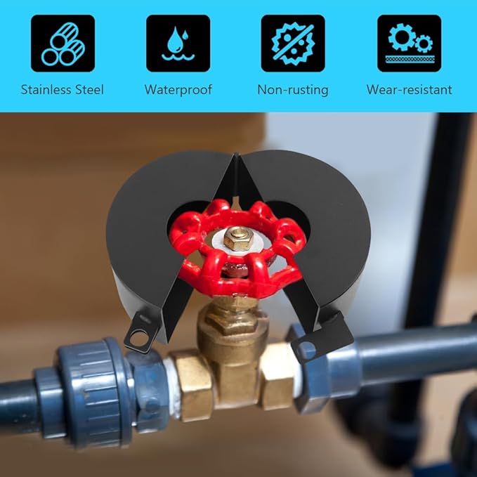 Door Knob Lockout Device with Padlock, Child Proof Door Knob Covers, Prevents Turning of Doorknob and Access to Keyhole, Doors Handle Locks, Covering Faucets/Valves(Color:B)