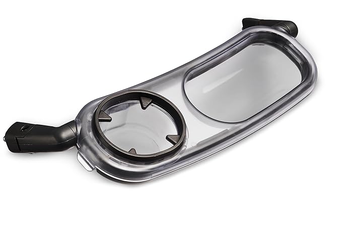 Snack Tray Fits for UPPAbaby Vista V2, Vista, Cruz, Cruz V2, RumbleSeat, RumbleSeat V2, Snack Tray with Cup Holder, Dishwasher Safe, Quick Attachment, Folds with Stroller, Stroller Accessories