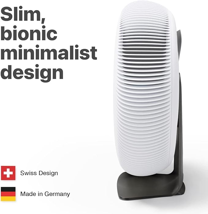 IQAir Atem X Smart Air Purifier for Large Room up to 1650 sq. ft., WiFi App Control, HyperHEPA Filters Wildfire Smoke, Viruses, Bacteria, Allergies, Asthma Triggers, Mold, Made in Germany