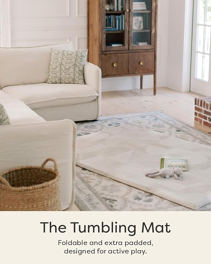Foldable Baby Tumbling Mat – Foldable Kids Play Mat | Durable, Stylish, and Cushioned Design