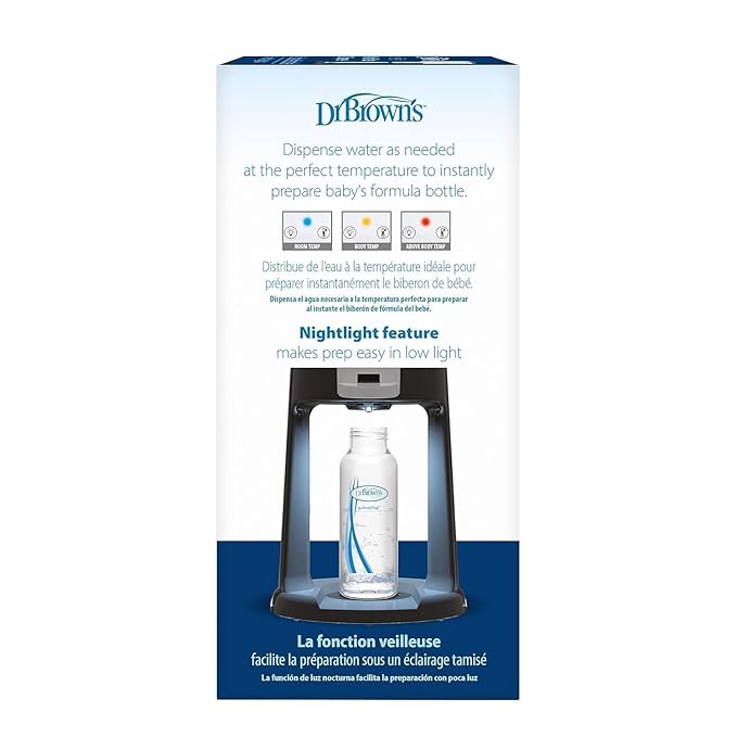 Dr. Brown's Insta-Prep Warm Water Dispenser with Baby Formula Mixing Pitcher, 32oz Orange