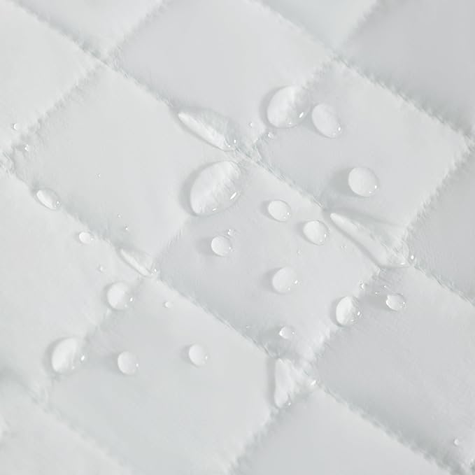 NTBAY 2 Pack Waterproof Crib Mattress Protector, Quilted 28"x52" Toddler Fitted Sheet - Machine Washable - Soft and Breathable Mattress Pad Cover for Crib, Nursery, Daycare, Cot, Aqua