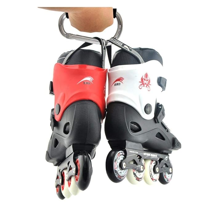 Large Stroller Hooks for Mommy, 2 pcs Carabiner Stroller Hook Organizer for Hanging Purses, Diaper Bag, Shopping Bags. Clip Fits Single/Twin Travel Systems, Car Seats (Silver+Golden Yellow)