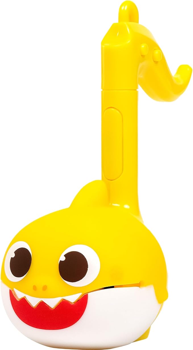 Otamatone Melody [Special Baby Shark Edition] Portable Mini Size Electronic Keychain Musical Toy from Japan – by Maywa Denki [English Instructions] – Baby Shark
