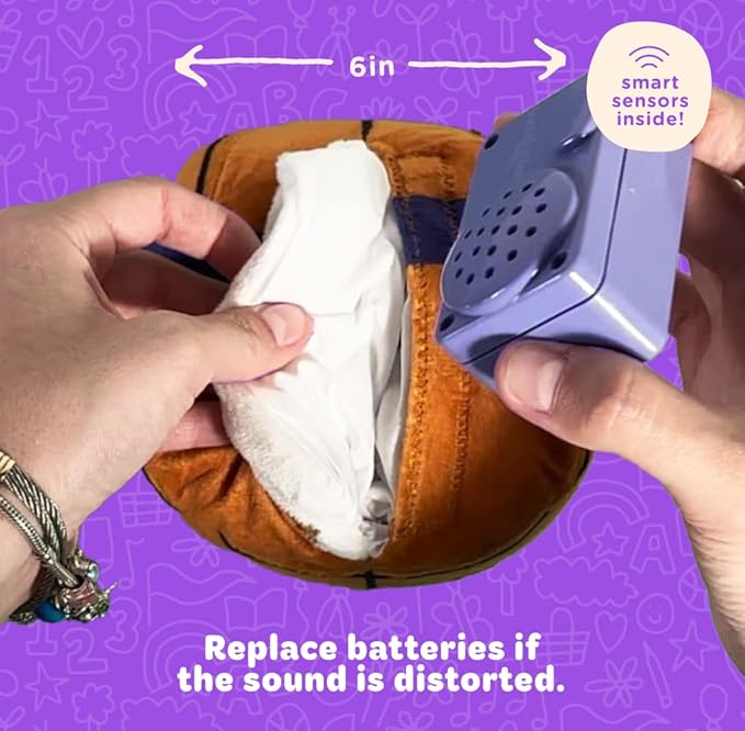 Move2Play, Hilariously Interactive Toy with Music & Sound Effects | Birthday Gift for Boy & Girl | Ball for Toddler & Baby | 6, 12, 18+ Months | 1, 2, 3+ Year Old